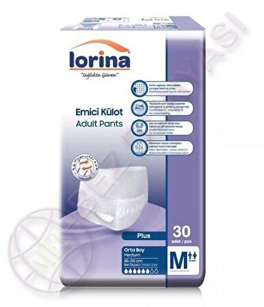 LORİNA 6 DAMLA KÜLOT MEDIUM  60 ADET