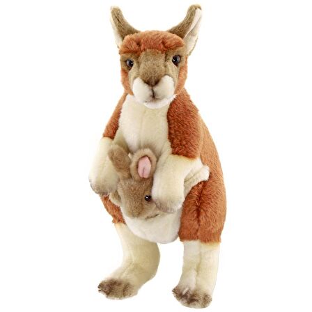 Lisanslı Floppy Ayakta Bekekli Kanguru Peluş 29 cm