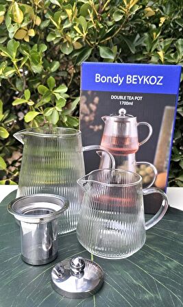 Bondy Beykoz Cam Çaydanlık