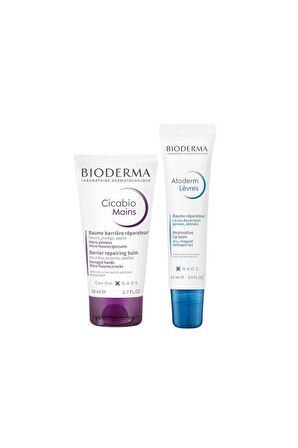Bioderma Levres 15 ml + Cicabio Mains 50 ml