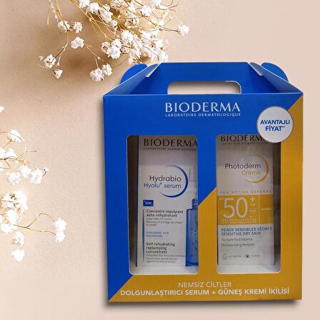 Photoderm Creme SPF50+ ve Hydrabio Hyalu+ Serum Nemsiz Cilt Avantaj İkilisi