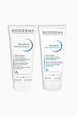 Bioderma Atoderm Intensive Balm 200 ml + Bioderma Intensive Yıkama Jeli 200 ml