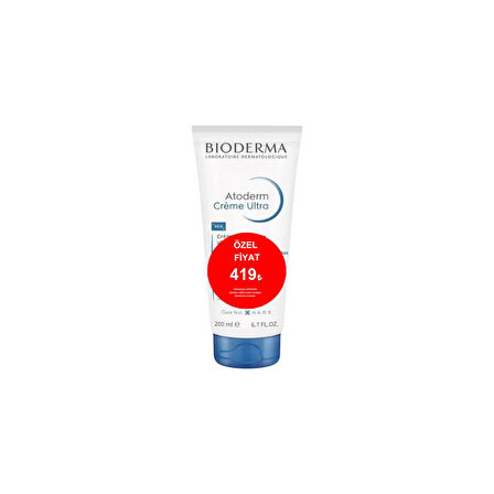 Bioderma Atoderm Creme Ultra 200 ml Özel Fiyat 419 tl Etiketli