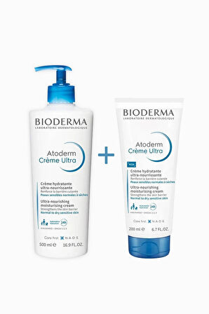 Bioderma Atoderm Creme Ultra 500ml + Atoderm Creme Ultra 200 ml