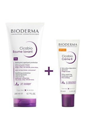 Bioderma Cicabio Dövmeli Ciltler İçin Temizleyici ve Onarıcı Bakım Kiti