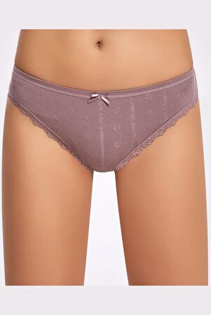 İlke Dantelli Kadın Düşük Bel Bikini Külot 273-272