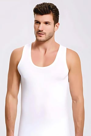 LYCRA BAMBU ATLET ERKEK 1608 BEYAZ XL