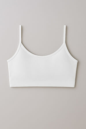 Kadın İnce Askılı Pedli Basic Sporcu Atlet