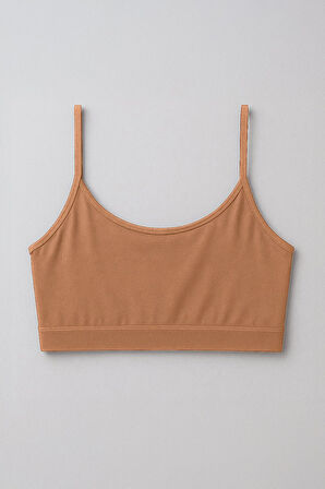 Kadın İnce Askılı Pedli Basic Sporcu Atlet