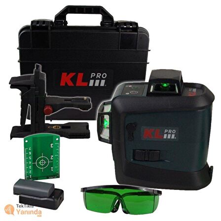 KLPRO KLLZR93GL 7.2Volt/2,6 Ah Li-Ion Yeşil Çizgi Lazer Distomat