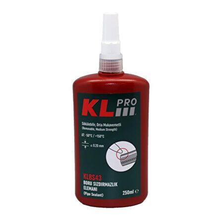 KLPRO KLBS43-250 250ml Boru Sızdırmazlık Elemanı