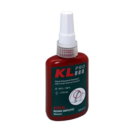 KLPRO KLRS38-50 50ml Rulman Sabitleyici