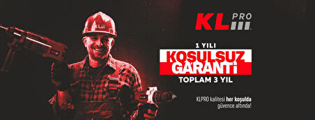 Klpro KLSS18BHX-80(3/4") 18V/8Ah. 800nm 3/4" Kömürsüz Şarjlı Darbeli Somun Sıkma/Sökme Makinesi