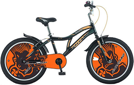 SALCANO BADBOY 16 JANT VB SIYAH-TURUNCU-BEYAZ