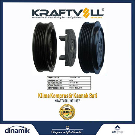 Vag Klima Kompresor Kasnak Seti Vw Polo New Model - Kraftvoll 19011087