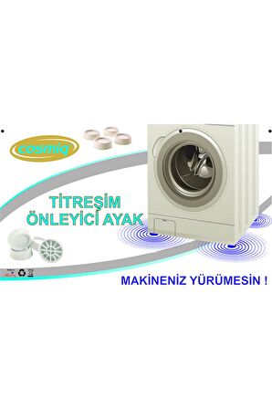 Çamaşır Makinesi Titreşim Önleyici Kauçuk Ayak 4 adet