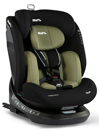 Kraft Spin I-Size Oto Koltuğu 0-36 Kg Yeşil