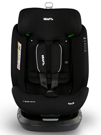 Kraft Spin I-Size Oto Koltuğu 0-36 Kg Yeşil