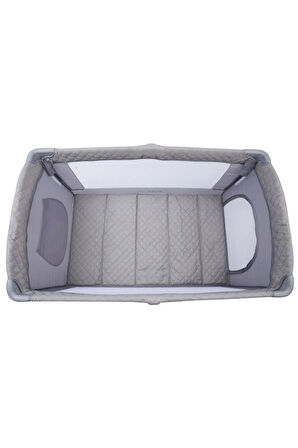 Paris Anne Yanı Sallanır Ara Katlı Oyun Parkı 70x120 cm Black