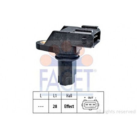 Renault Eksantrık MIL Sensoru Kangoo Laguna Megane Scenic Trafıc 1.9dci Master 2.2dci 2.5dci - Facet 9.0349