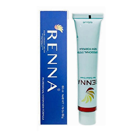 Renna Tüp Boya 60 Ml Silver (Gümüş Gri) 2li Set Oksidan Hediyeli