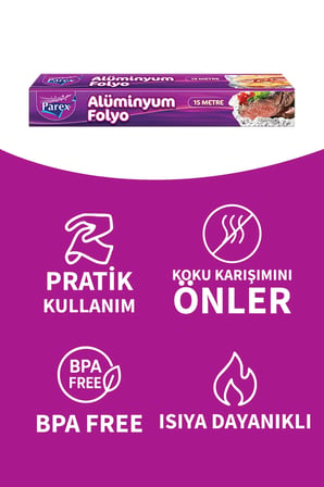 Parex alüminyum folyo 15mt