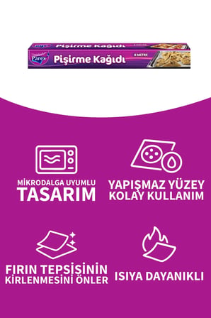 Parex pişirme kağıdı 8mt