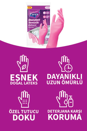Parex Standart Bulaşık Eldiveni Küçük Boy S