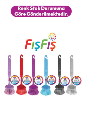 Parex Fış Fış Bulaşık Fırçası Kırmızı