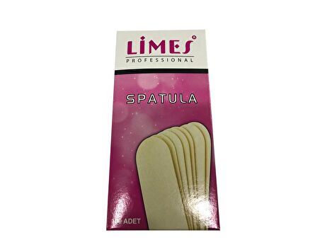 Limes Tahta Ağda Spatulası 100Lü