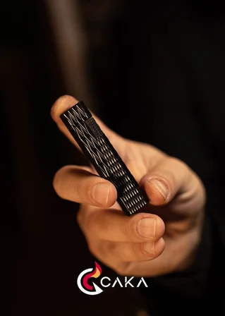 Caka Lighter Petra Titan Black Benzinli Çakmak - CKL-069