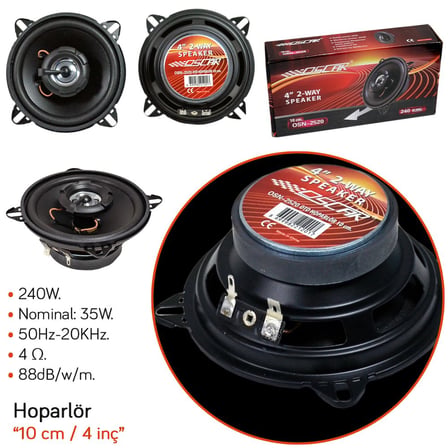Oscar 10 cm Hoparlör 4 inç 240W OSN-2520