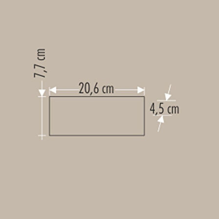 CATA Bahçe Led Aplik Kapri IP44 3200K 15W
