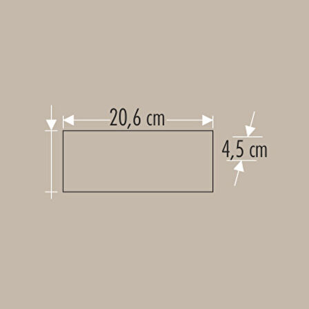 CATA Bahçe Led Aplik Kapri IP44 Amber 15W