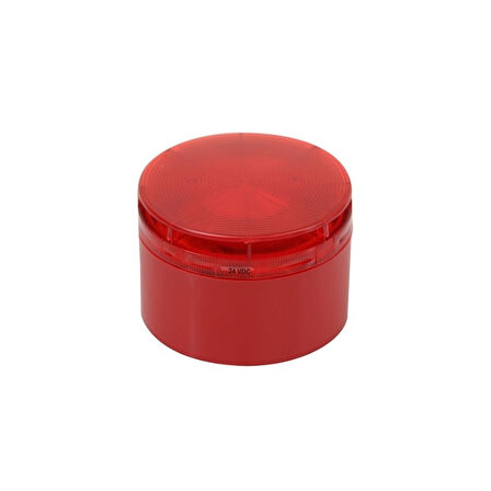 ELEKS Konvansiyonel Ledli Yangın Sireni 12-24V DC