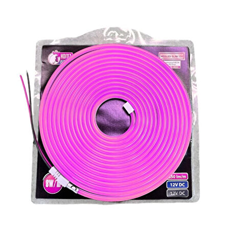 HOROZ Neon Slim Led 12V IP65 Pembe