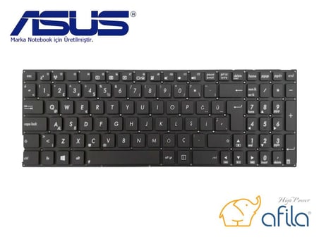 Asus X556, X556U, X556Ua, X556Ub Notebook Klavyesi, Laptop Tuş Takımı (Siyah TR)