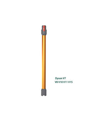 Dyson V7 V8 V10 V11 V15 Yedek Süpürge Borusu – Turuncu Renk – %100 Uyumlu – Kolay Montaj
