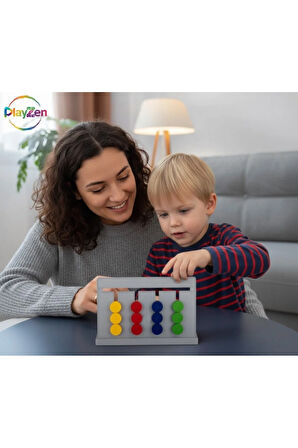 Master Abacus Rubik Abaküs Montessori Zeka Oyunu Dijital Oyun Kartları Ile Destekli
