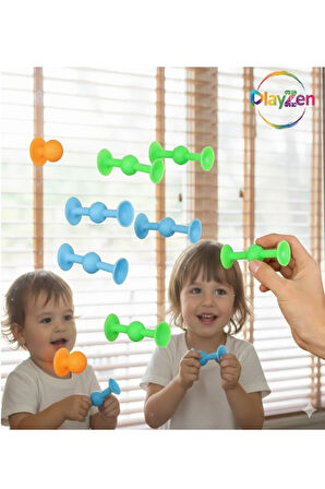 Vakum Molekül 25 Parça Yapı Taşları – Fidget & Duyusal Eğitici Oyuncak (3 Yaş+)