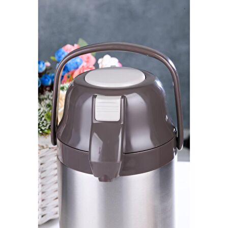 Cooker Çift Katlı Paslanmaz Çelik 2.5 Litre Termos Kahve CKR2007