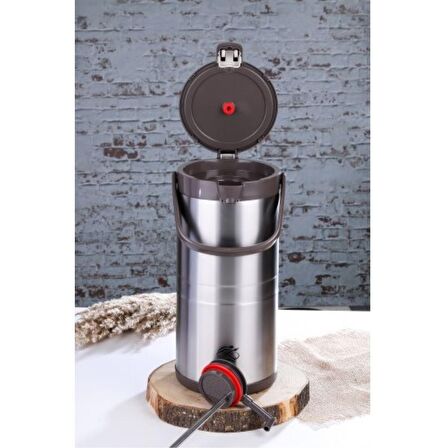 Cooker Çift Katlı Paslanmaz Çelik 4.5 Litre Termos Kahve CKR2009