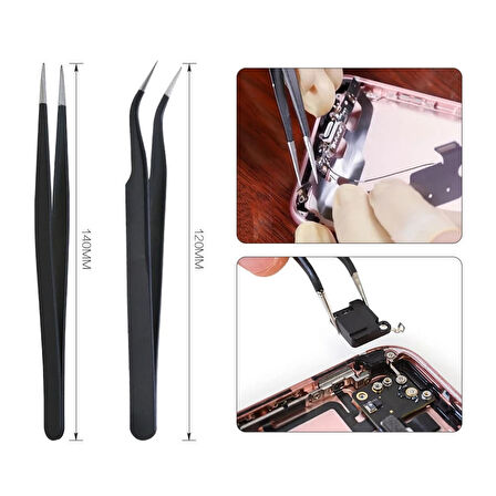 14 Parça iPhone iPad Tornavida Cımbız Spatula Tamir Seti Bst-115