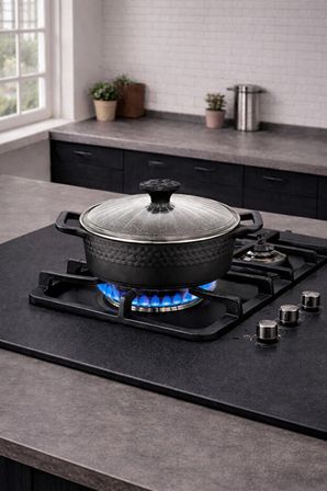 Falez Black Line Granit Döküm 3 Prç Set
