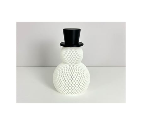 Kardan Adam Mumluk Yılbaşı Temalı 3d Dekoratif Mumluk Beyaz