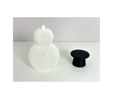 Kardan Adam Mumluk Yılbaşı Temalı 3d Dekoratif Mumluk Beyaz