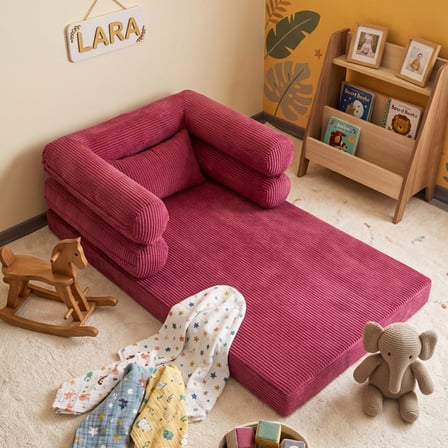 Montessori Yatak Oyun Alanlı Bebek Yer Yatağı Sünger Çocuk Karyola