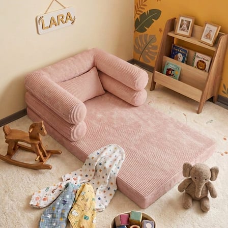 Montessori Yatak Oyun Alanlı Bebek Yer Yatağı Sünger Çocuk Karyola