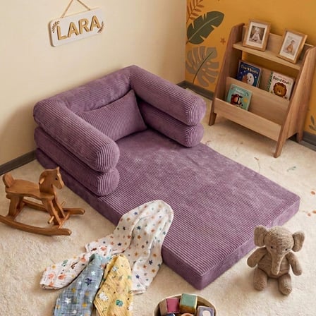 Montessori Yatak Oyun Alanlı Bebek Yer Yatağı Sünger Çocuk Karyola
