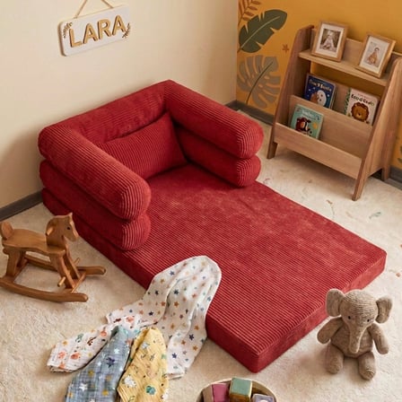 Montessori Yatak Oyun Alanlı Bebek Yer Yatağı Sünger Çocuk Karyola